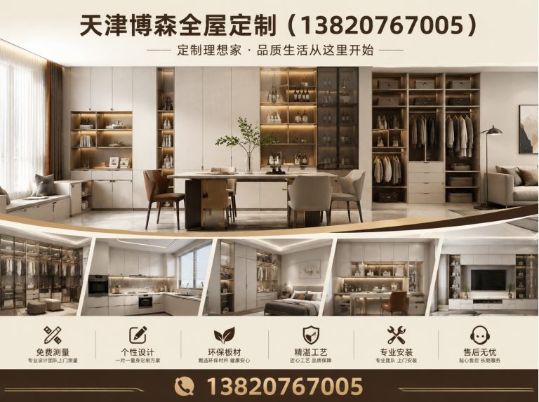 河北区环保定制家具展示图